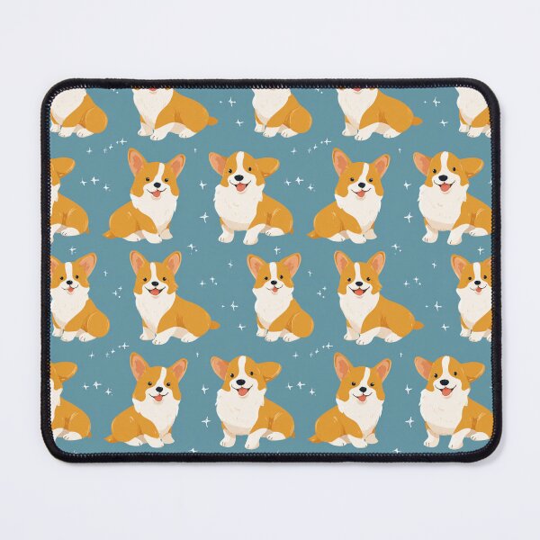 Item preview, Cute Happy Corgi Dog Puppy Pattern Pet Lover designed and sold by NicolasGlowArt.