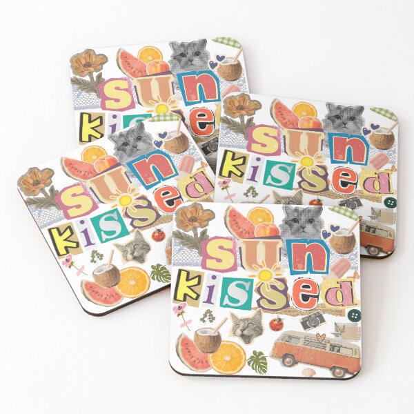 Item preview, Sun-Kissed Aesthetic Collage – Retro Summer Vibes designed and sold by ArtfullyJua.
