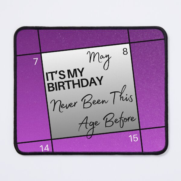 Item preview, May 8th birthdays - Purple and silver themed calendar highlight designed and sold by serenebookworm.