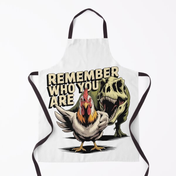 Item preview, Remember Who You Are - Motivational Chicken & T-Rex Graphic T-Shirt designed and sold by MerchlyMike.