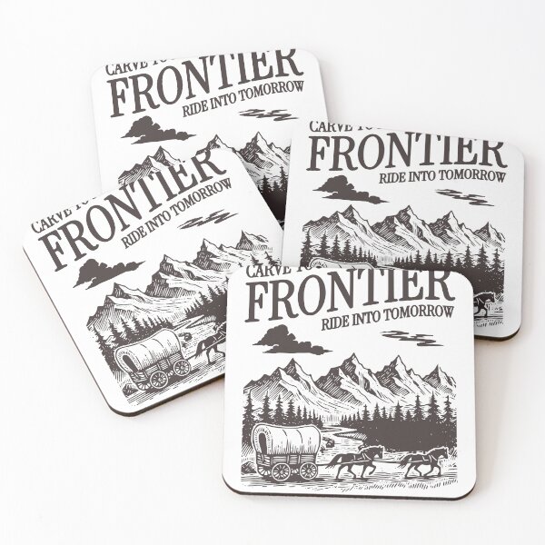 Item preview, Frontier Journey Western Shirt, Vintage Wagon Trail Tee, Cowboy Adventure Graphic T-Shirt, Rustic Mountain Landscape Shirt designed and sold by TeeVerse27.