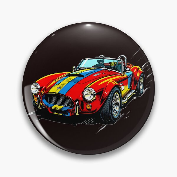 Item preview, Retro Shelby Cobra Pop Art Muscle Car Comic Style designed and sold by rgagliardi2017.