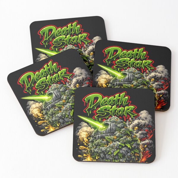 Item preview, Death Star Graffiti Print | Diesel Earthy Hybrid Strain Typography designed and sold by WAUZ.