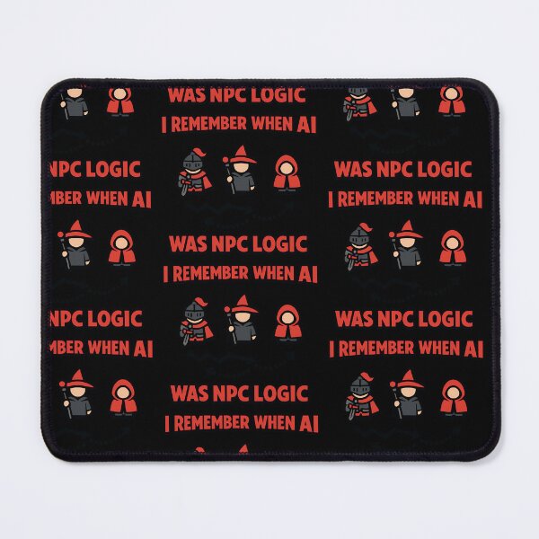 Item preview, I Remember When AI Was NPC Logic Funny Gaming Tech Humor Design designed and sold by TeeTimeTreasure.