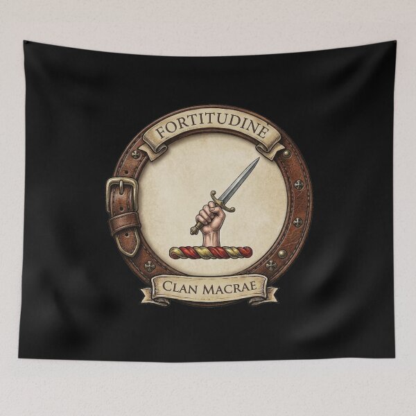 Item preview, Clan MacRae Crest designed and sold by BagTown Clans.
