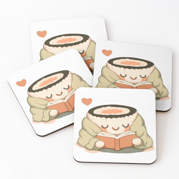 Item preview, Sushi Reading Book Kawaii designed and sold by KD-Visual-Lab.