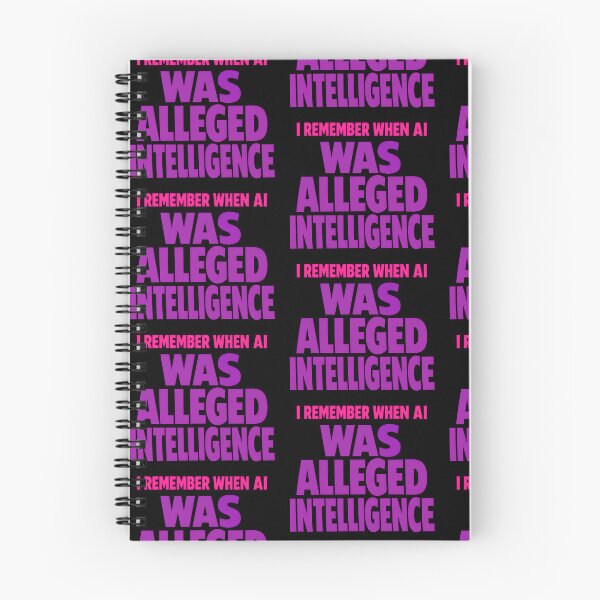 Item preview, I Remember When AI Was Alleged Intelligence Funny Tech Humor Design designed and sold by TeeTimeTreasure.