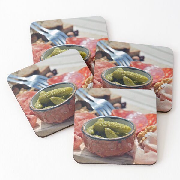 Item preview, Lunch on a terrace square with delicatessen designed and sold by AsahiNoAme.