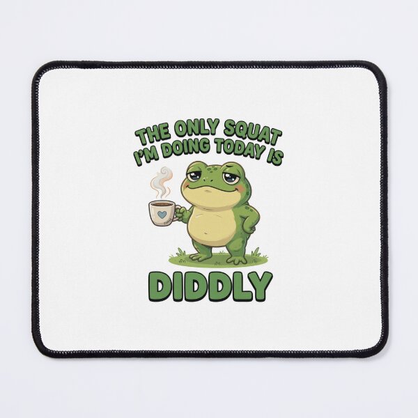 Item preview, Diddly Squat Frog Coffee Funny Lazy Tee designed and sold by TshirtsOnline-.