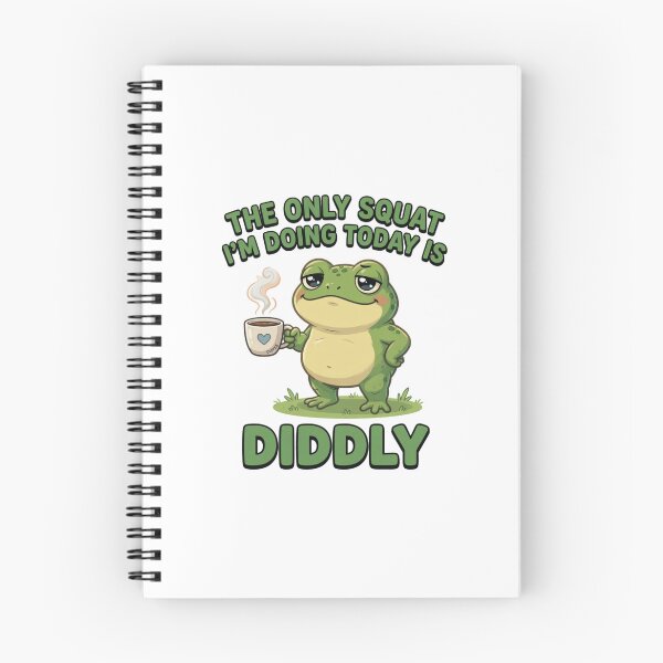 Item preview, Diddly Squat Frog Coffee Funny Lazy Tee designed and sold by TshirtsOnline-.