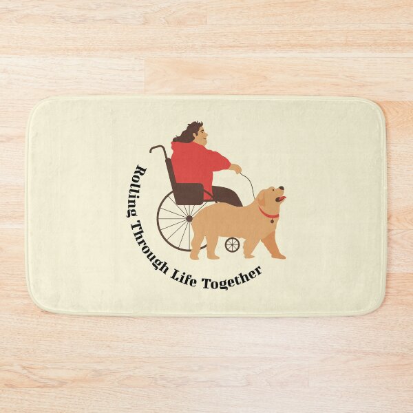 Item preview, Rolling Through Life Together – Wheelchair Dog Companion Inclusive Design designed and sold by Sachie's Studio.