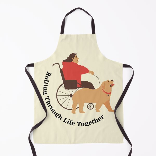 Item preview, Rolling Through Life Together – Wheelchair Dog Companion Inclusive Design designed and sold by Sachie's Studio.