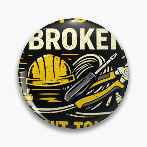 Item preview, If It’s Not Broken I Don’t Touch It Funny Electrician Shirt designed and sold by Drip5.