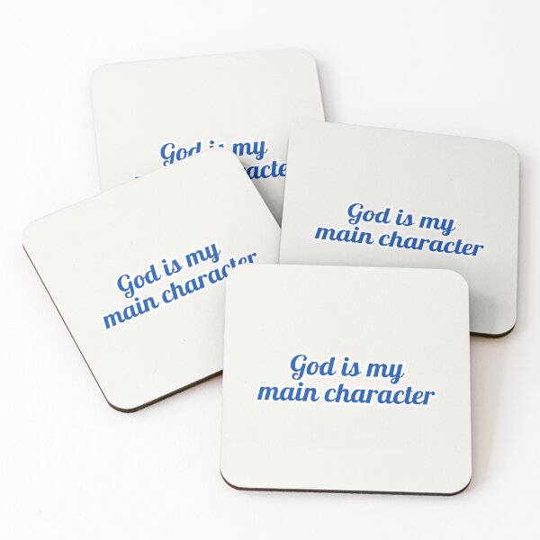 Item preview, God is My Main Character designed and sold by artwithvic.