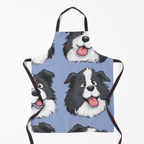 Item preview, Cute Border Collie Dog Faces Cartoon designed and sold by NicolasGlowArt.