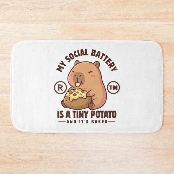 Item preview, My social battery is a tiny potato and it's baked designed and sold by Peerless-Prime.