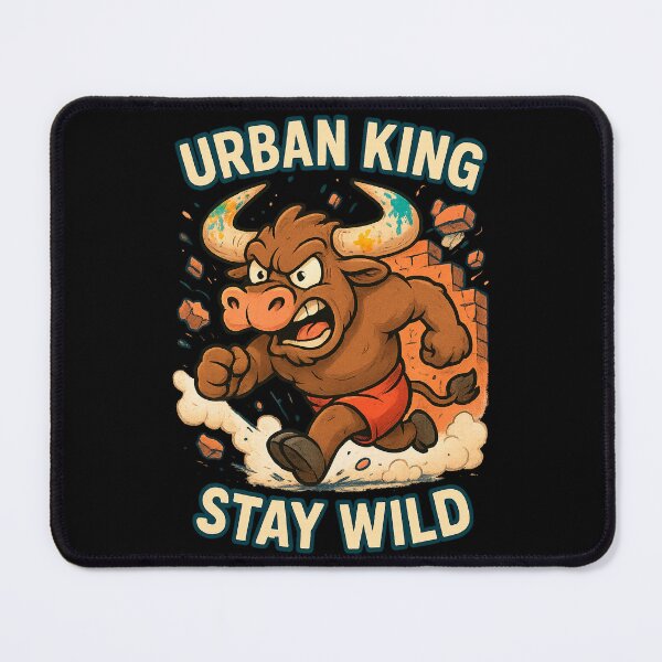 Item preview, Urban Bull Graffiti Street Art Stay Wild designed and sold by SholoStudio.
