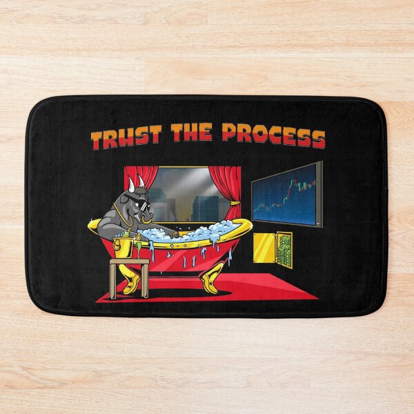 Item preview, Trust The Process - Trader Lifestyle Forex Crypto Design designed and sold by Riskt8ker Shop.