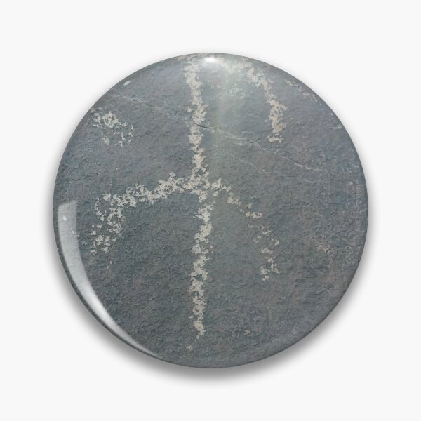 Item preview, Sun Flare Hohokam Warrior Petroglyph designed and sold by AliveInTucson.