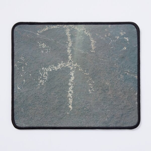 Item preview, Sun Flare Hohokam Warrior Petroglyph designed and sold by AliveInTucson.