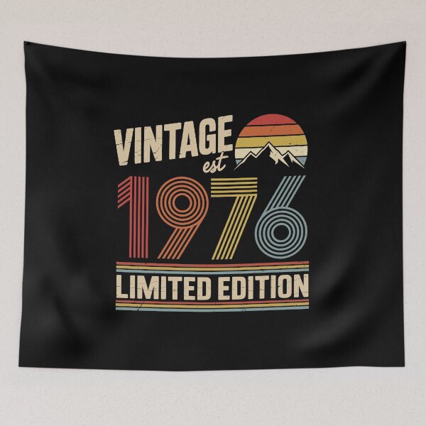 Item preview, Vintage 1976 Birthday : 50th Birthday Retro Gift, Funny Fifty Gift Idea, 50th Birthday Gift, Vintage 1976 Birthday designed and sold by Merchall  store.
