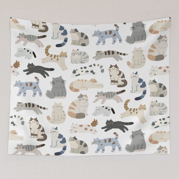 Item preview, Adorable kitten patterns  designed and sold by xiao xuans.