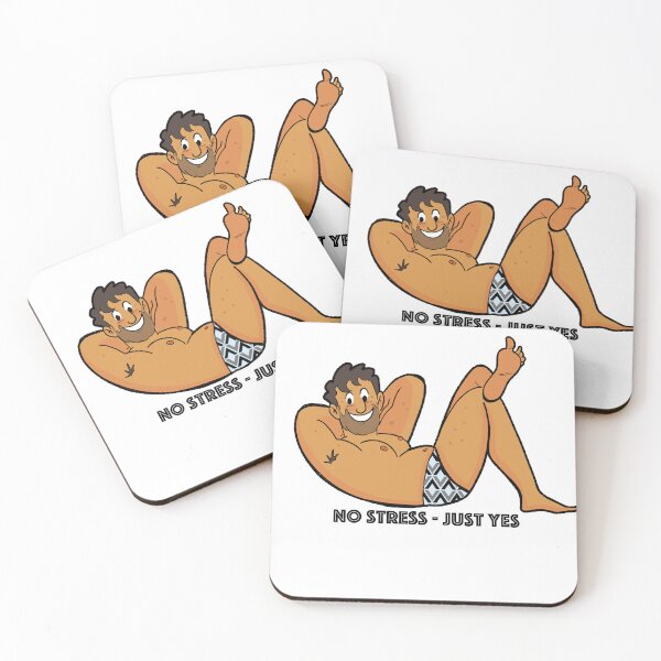 Item preview, NO STRESS JUST YES designed and sold by MarchalCartoon.