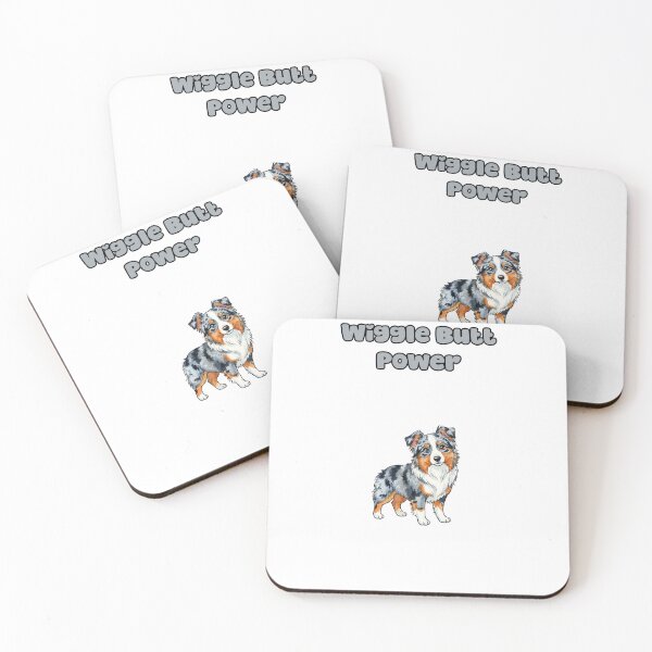 Item preview, Wiggle Butt Power Funny Aussie Dog Lover Design designed and sold by NatureUnleashed.