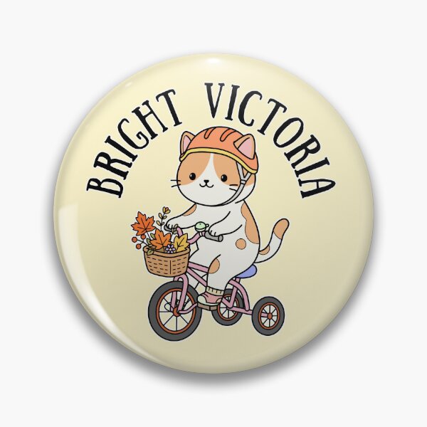 Item preview, Bright Victoria Autumn Cat on Bicycle designed and sold by Blupunk.