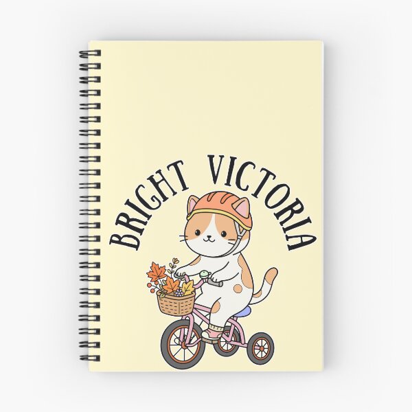 Item preview, Bright Victoria Autumn Cat on Bicycle designed and sold by Blupunk.
