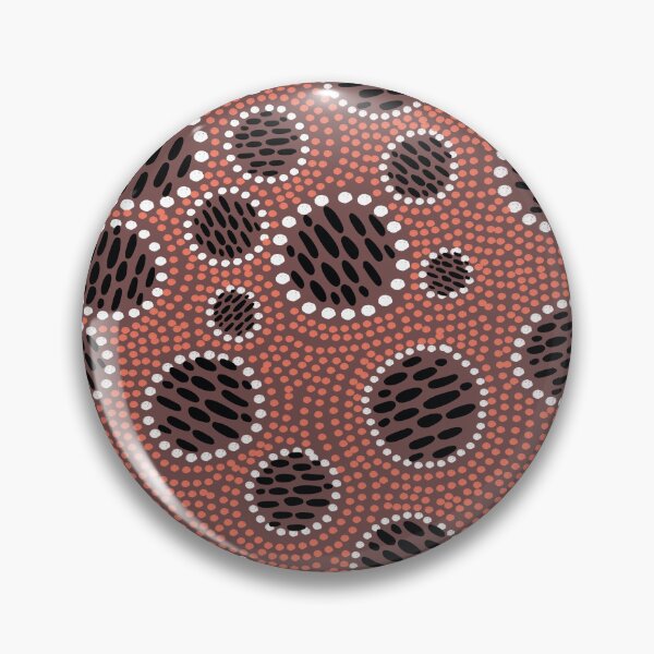 Item preview, Bold shweshwe inspired blooms in earthy colours designed and sold by phatlizzardart.