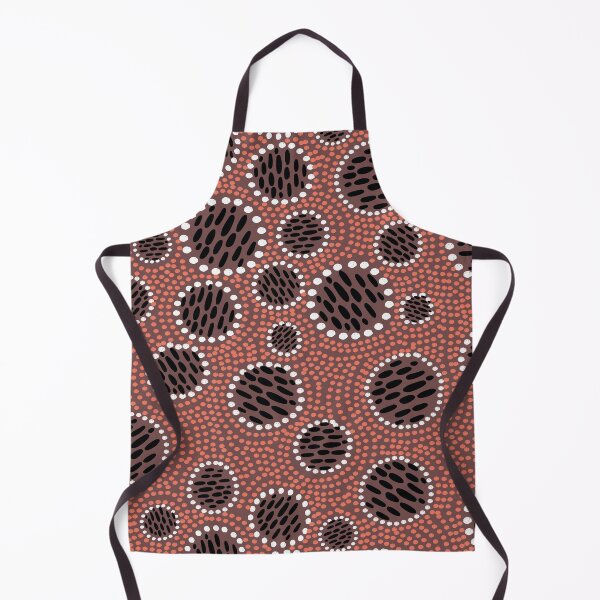 Item preview, Bold shweshwe inspired blooms in earthy colours designed and sold by phatlizzardart.