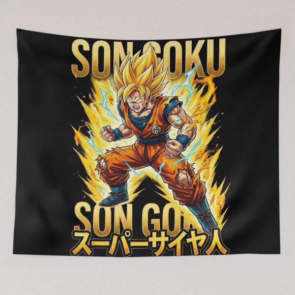Item preview, Super Saiyan Power Anime Warrior Design designed and sold by Ekracreatives.