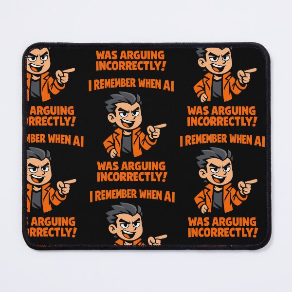 Item preview, I Remember When AI Was Arguing Incorrectly Funny Tech Humor Design designed and sold by TeeTimeTreasure.
