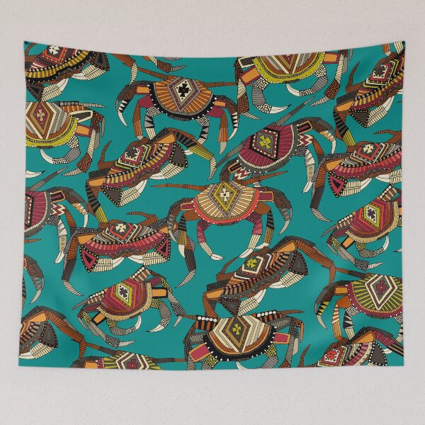 Item preview, crabs teal designed and sold by scrummy.