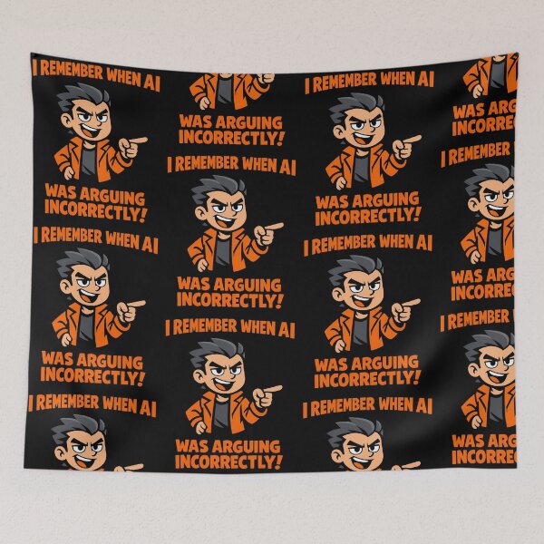 Item preview, I Remember When AI Was Arguing Incorrectly Funny Tech Humor Design designed and sold by TeeTimeTreasure.