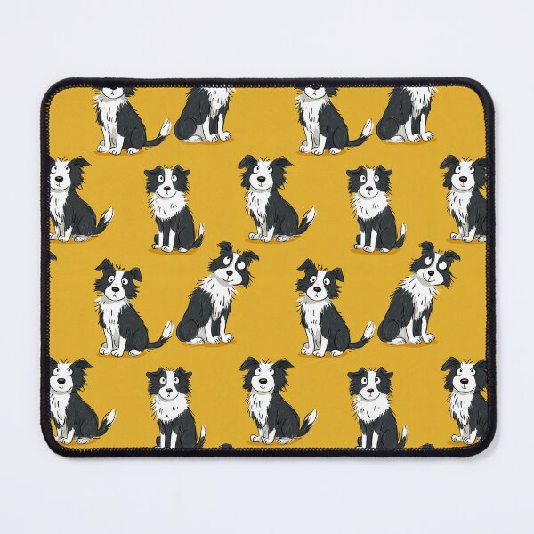 Item preview, Cute Border Collie Dog Cartoon Pattern designed and sold by NicolasGlowArt.