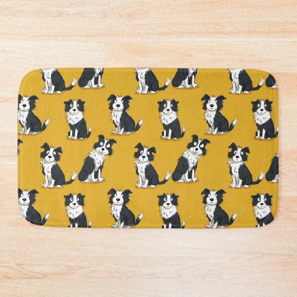 Item preview, Cute Border Collie Dog Cartoon Pattern designed and sold by NicolasGlowArt.