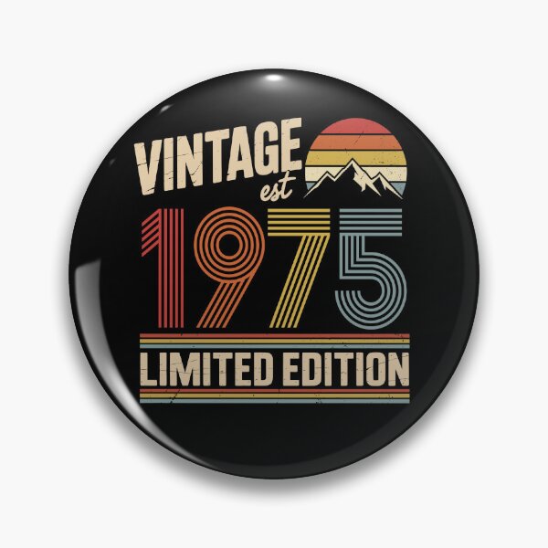 Item preview, Vintage 1975 Birthday : 51st Birthday Retro Gift, fifty One Gift Idea, 51th Birthday Gift, Vintage 1975 Birthday designed and sold by Merchall  store.