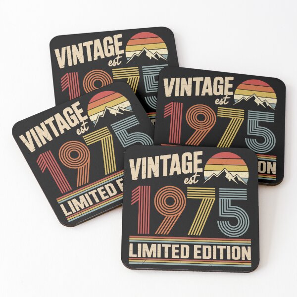 Item preview, Vintage 1975 Birthday : 51st Birthday Retro Gift, fifty One Gift Idea, 51th Birthday Gift, Vintage 1975 Birthday designed and sold by Merchall  store.