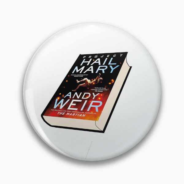 Artikelvorschau, Projekt Hail Mary Andy Weir Buchaufkleber entworfen und verkauft von baranskini.