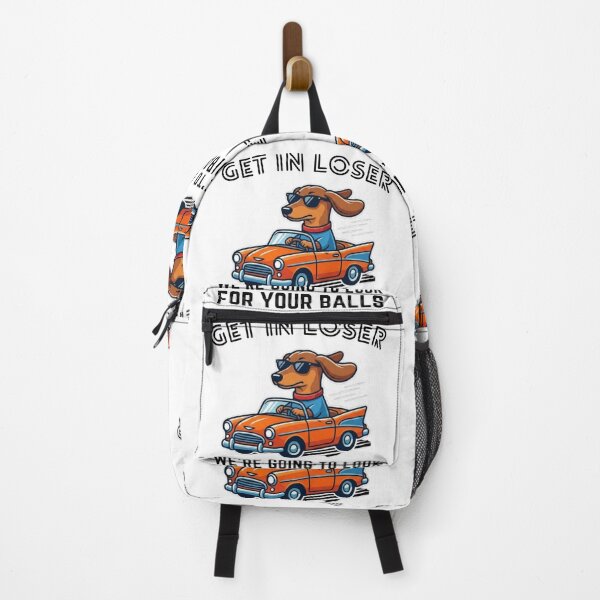 Item preview, Get in Loser, We're Going to Look for Your Balls - Funny Dog Meme T-Shirt designed and sold by MerchlyMike.