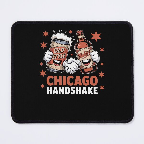 Item preview, Chicago Handshake Beer Lover Drinking Fans designed and sold by Dressed For Duty.