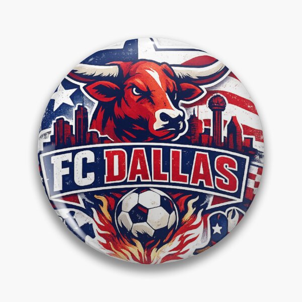 Item preview, Dallas Soccer Design Texas Football Bull Graphic Dallas Skyline Sports Fan Shirt USA Soccer Gift Texas Pride Tee designed and sold by GarnerSupplyCo.