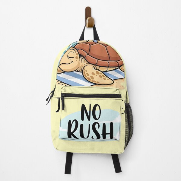 Item preview, No Rush Just Waves – Chill Turtle Beach Design designed and sold by Sea Gem.