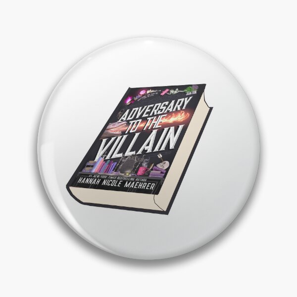 Item preview, Adversary to the Villain Hannah Nicole Maehrer Book Sticker designed and sold by baranskini.