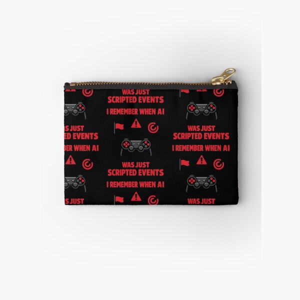 Item preview, I Remember When AI Was Just Scripted Events Funny Gaming Tech Design designed and sold by TeeTimeTreasure.