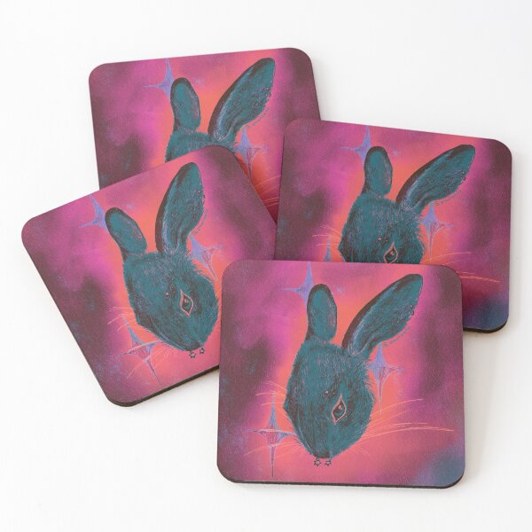Item preview, Dreamy Red Bunny Head Surreal Aesthetic Art designed and sold by ghostieking.