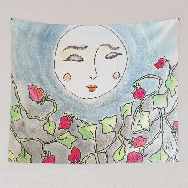 Item preview, Strawberry Moon designed and sold by MagpieDiamond.