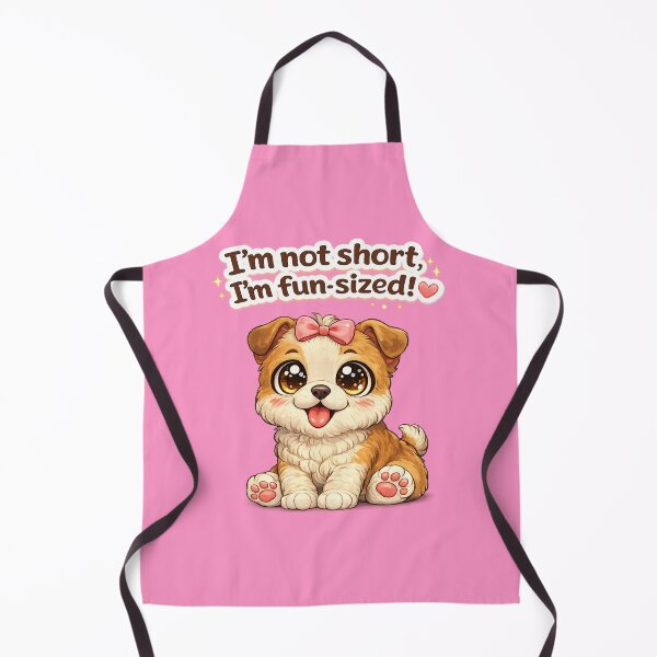 Item preview, Funny Cute Bulldog Big Eyes Kawaii Puppy I’m Short I’m Fun Sized designed and sold by StickyDelights.